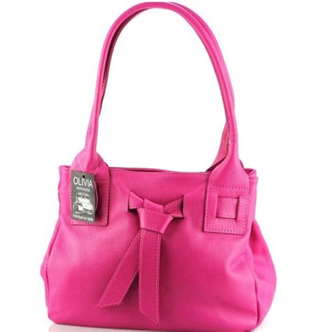 sac à main rose fushia